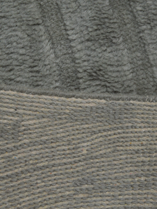 Sharon Wool Shaggy Washable Rug - Grey