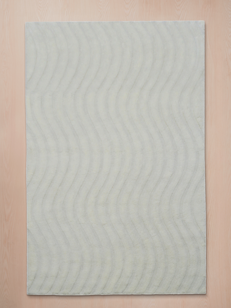 Sharon Wool Shaggy Washable Rug - Ivory