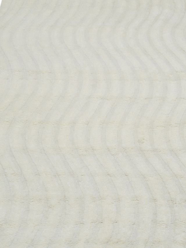 Sharon Wool Shaggy Washable Rug - Ivory