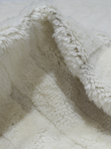 Sharon Wool Shaggy Washable Rug - Ivory