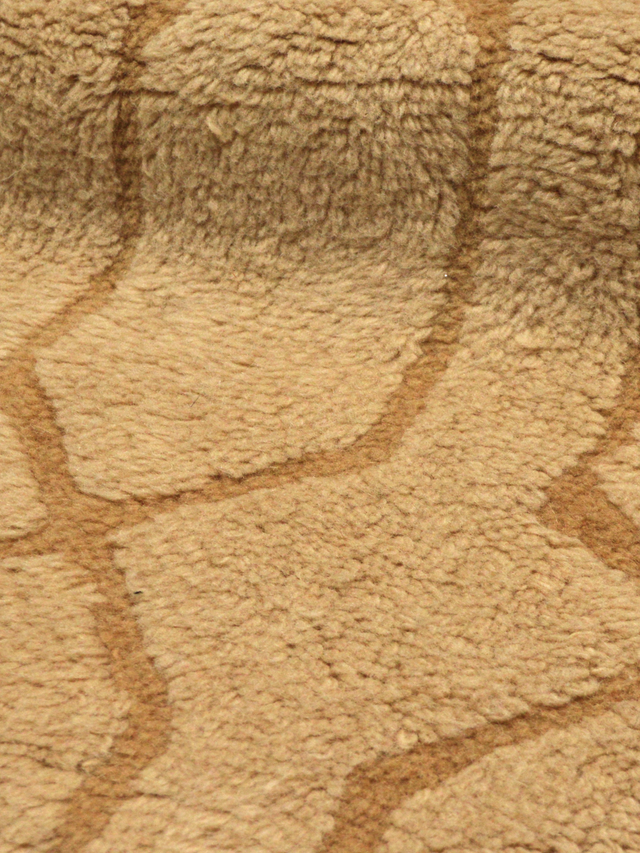 Rafi Wool Shaggy Washable Rug - Sand