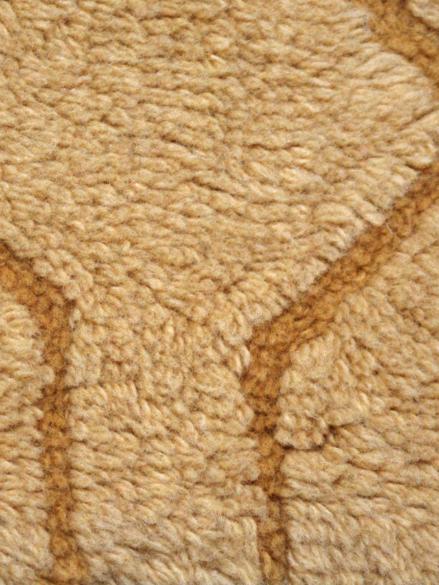 Rafi Wool Shaggy Washable Rug - Sand