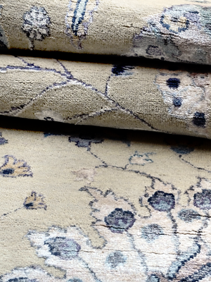 Romo Wool & Bamboo Silk Hand-knotted Persian Rug - Beige