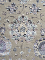 Romo Wool & Bamboo Silk Hand-knotted Rug - Beige