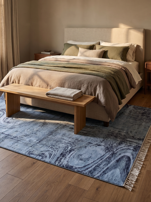 Vali Wool & Bamboo Silk Hand-knotted Rug - Multi