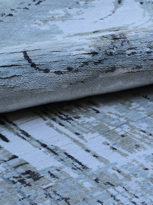 Vali Wool & Bamboo Silk Hand-knotted Rug - Multi