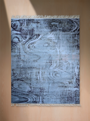 Vali Wool & Bamboo Silk Hand-knotted Rug - Multi