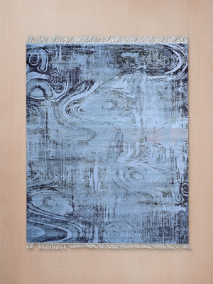 Vali Wool & Bamboo Silk Hand-knotted Rug - Multi