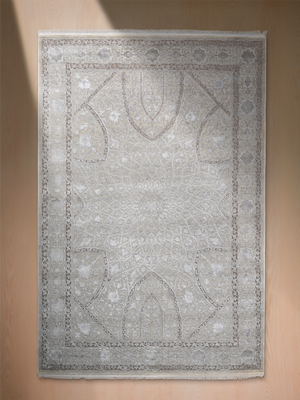 Kalara Hand-knotted New Zealand Wool Persian Rug - Beige