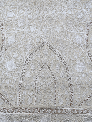 Kalara Hand-knotted New Zealand Wool Persian Rug - Beige