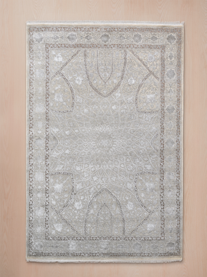 Kalara Hand-knotted New Zealand Wool Persian Rug - Beige
