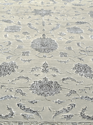 Carev Hand-knotted New Zealand Wool Persian Rug - Sand
