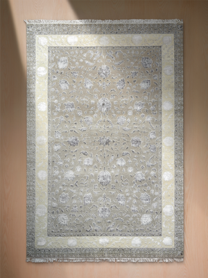Carev Hand-knotted New Zealand Wool Persian Rug - Sand