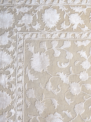 Soren Hand-knotted New Zealand Wool Persian Rug - Cream