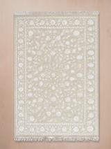 Soren Hand-knotted New Zealand Wool Persian Rug - Cream