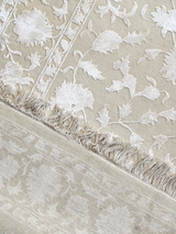 Soren Hand-knotted New Zealand Wool Persian Rug - Cream