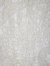 Seran Hand-knotted New Zealand Wool Round Rug - Cream