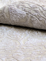 Seran Hand-knotted New Zealand Wool Round Rug - Cream