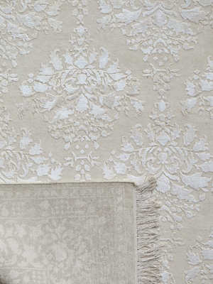 Davan Hand-knotted New Zealand Wool Persian Rug - Cream