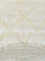 Orevi Hand-knotted New Zealand Wool Round Rug - Cream