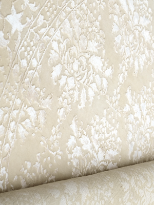 Orevi Hand-knotted New Zealand Wool Round Persian Rug - Cream