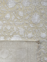 Tessim Hand-knotted New Zealand Wool Rug - Cream