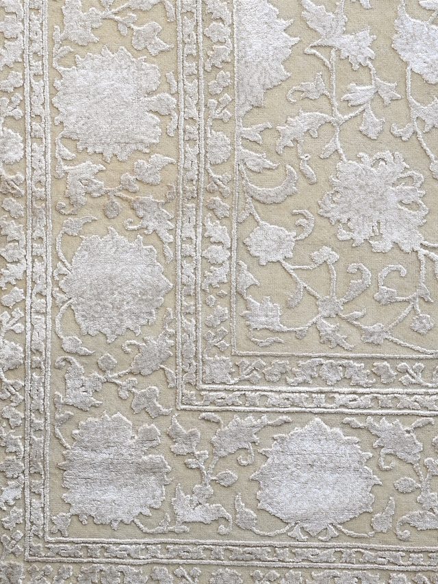 Tessim Hand-knotted New Zealand Wool Rug - Cream