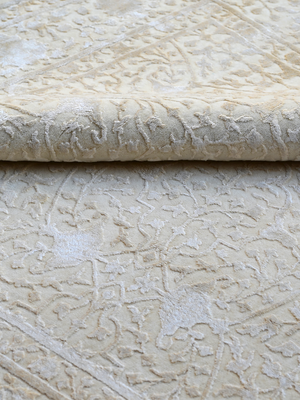 Lourne Hand-knotted New Zealand Wool Persian Rug - Cream