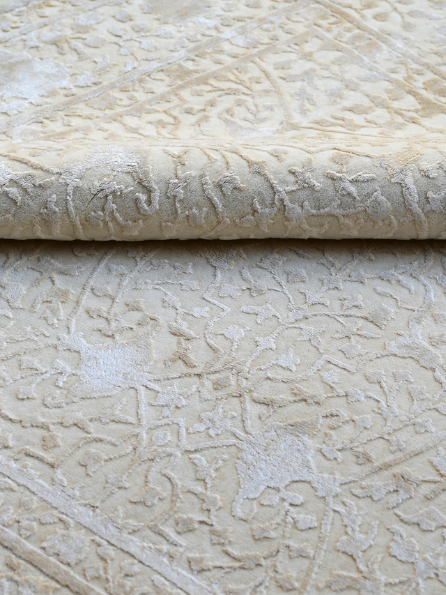 Lourne Hand-knotted New Zealand Wool Rug - Cream