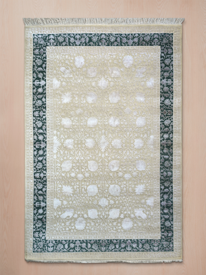 Mirael Hand-knotted New Zealand Wool Persian Rug - Beige