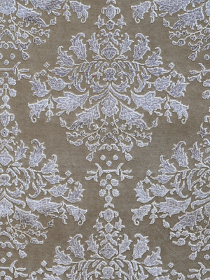 Carev Hand-knotted Wool Persian Rug - Grey