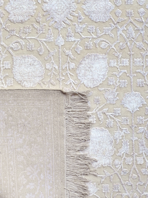 Mirael Hand-knotted New Zealand Wool Persian Rug - Cream