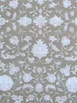 Carev New Zealand Wool & Viscose Persian Rug - Grey