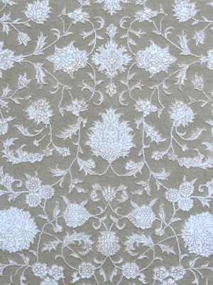 Carev New Zealand Wool & Viscose Persian Rug - Grey
