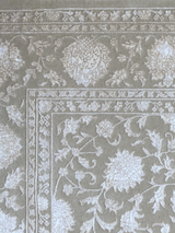 Carev New Zealand Wool & Viscose Persian Rug - Grey