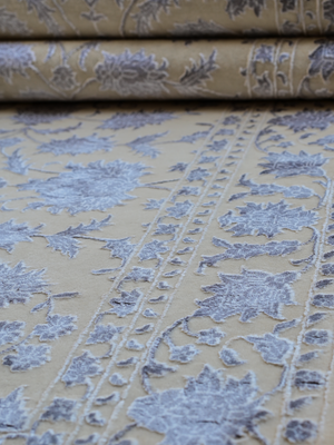 Sorel New Zealand Wool & Viscose Persian Floral Rug - Beige
