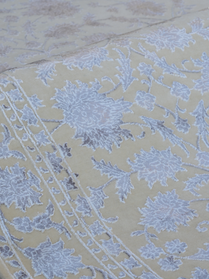 Sorel New Zealand Wool & Viscose Persian Floral Rug - Beige