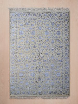 Sorel New Zealand Wool & Viscose Persian Floral Rug - Beige
