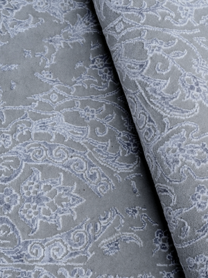 Caro Hand-knotted New Zealand Wool Persian Rug - Grey