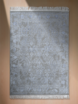 Caro Hand-knotted New Zealand Wool Rug - Grey