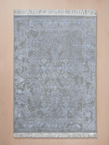 Caro Hand-knotted New Zealand Wool Rug - Grey