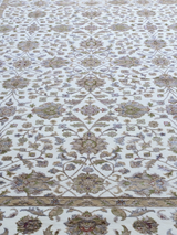 Kavan Hand-knotted New Zealand Wool Rug - Cream