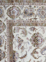 Bretil Hand-knotted New Zealand Wool Rug - Cream