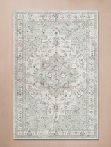 Aram Hand-woven Washable Rug - Beige