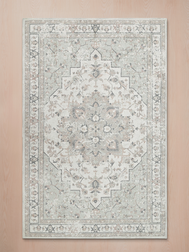 Aram Hand-woven Washable Rug - Beige