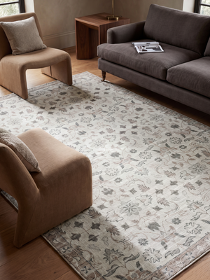 Setam Hand-woven Washable Persian Rug - Off White