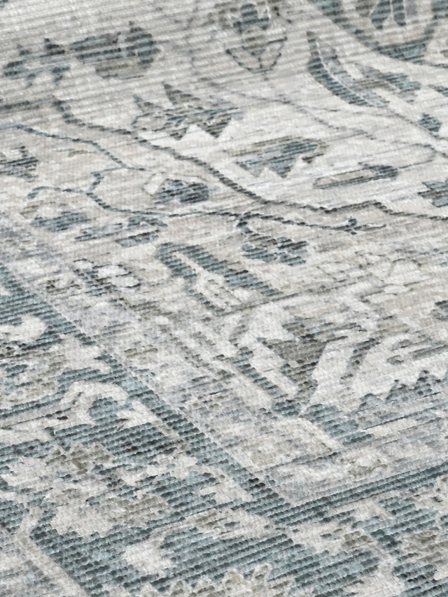 Faran Hand-woven Washable Rug - Grey
