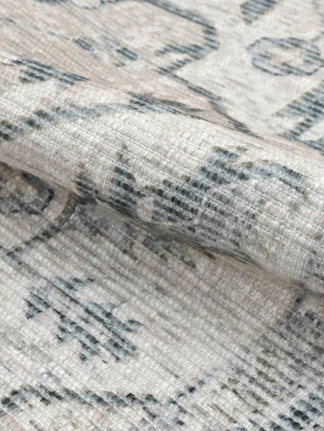 Faran Hand-woven Washable Rug - Grey