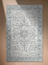 Faran Hand-woven Washable Rug - Grey