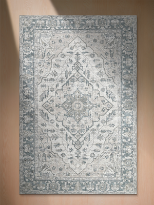 Faran Hand-woven Washable Persian Rug - Grey